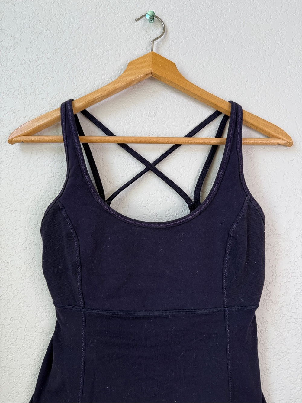Lululemon Tank Top Strappy Navy Blue Size 8 - Picture 2 of 7